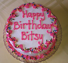 Inn-baked special occasion cake