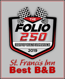 2019 Best B&B Award from Folio 250 Reader Poll