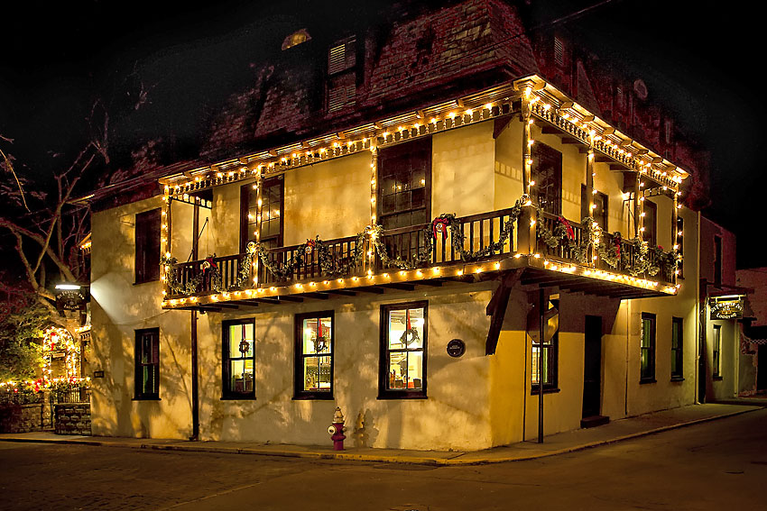 The Main Inn as seen from the corner of St. Francis & St. George Streets