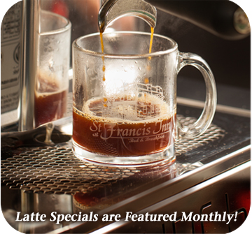 coffee latte flavors change monthly