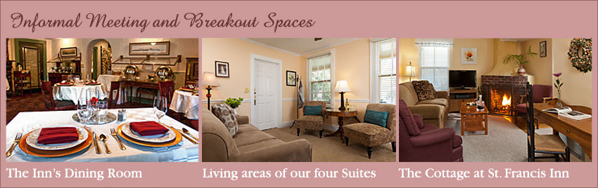 Informal meetings & breakout spaces