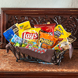 nighttime snacks and sodas