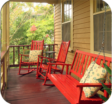 relaxing porch