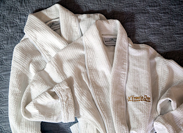 Embroidered Plush Robes