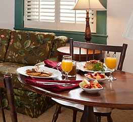 breakfast delivered to your room