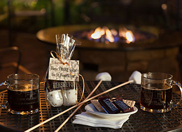 S'more packets ready for guests to make their own